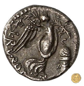 348/4 - quinario L. Rubrius Dossenus 87 a.C. (Roma)