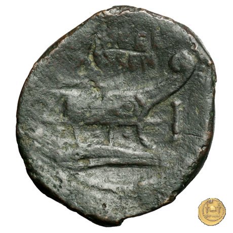 348/5 - asse L. Rubrius Dossenus 87 BC (Roma)