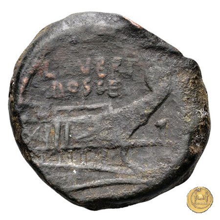 348/5 - asse L. Rubrius Dossenus 87 BC (Roma)