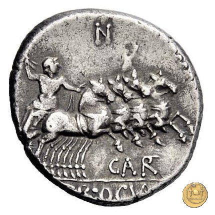 350A/1 - denario C. Gargonius (Gargilius) / Ogulnius / M. Vergilius 86 BC (Roma)