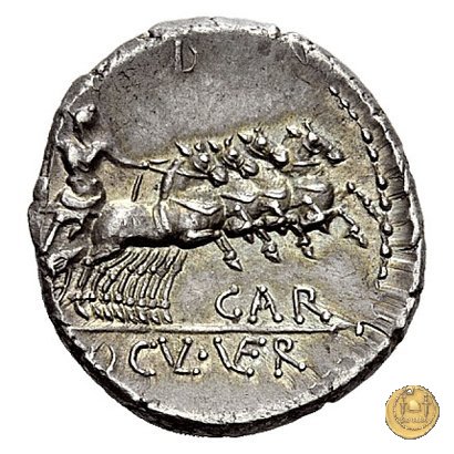 350A/1 - denario C. Gargonius (Gargilius) / Ogulnius / M. Vergilius 86 BC (Roma)