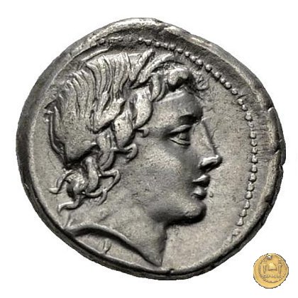 350A/1 - denario C. Gargonius (Gargilius) / Ogulnius / M. Vergilius 86 BC (Roma)