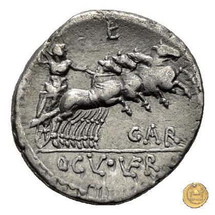 350A/1 - denario C. Gargonius (Gargilius) / Ogulnius / M. Vergilius 86 BC (Roma)