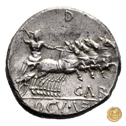 350A/1 - denario C. Gargonius (Gargilius) / Ogulnius / M. Vergilius 86 BC (Roma)