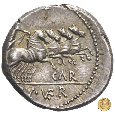 350A/1 - denario C. Gargonius (Gargilius) / Ogulnius / M. Vergilius 86 BC (Roma)