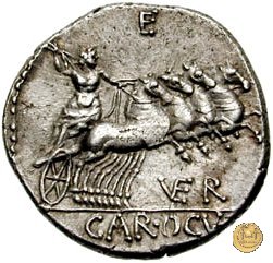 350A/1 - denario M. Vergilius / C. Gargonius (Gargilius) / Ogulnius 86 BC (Roma)