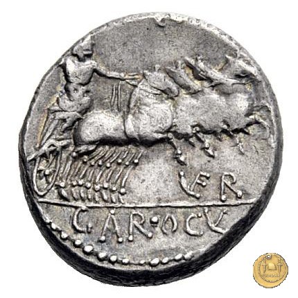 350A/1 - denario M. Vergilius / C. Gargonius (Gargilius) / Ogulnius 86 BC (Roma)