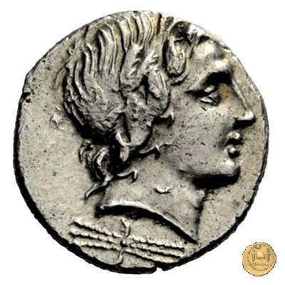 350A/1 - denario Ogulnius / C. Gargonius (Gargilius) / M. Vergilius 86 BC (Roma)