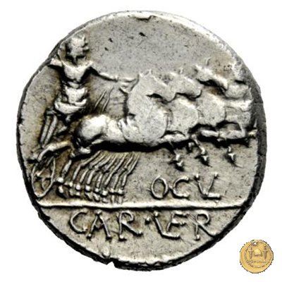 350A/1 - denario Ogulnius / C. Gargonius (Gargilius) / M. Vergilius 86 BC (Roma)