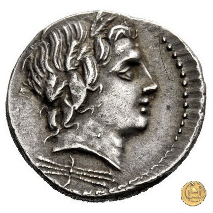 350A/1 - denario Ogulnius / C. Gargonius (Gargilius) / M. Vergilius 86 BC (Roma)