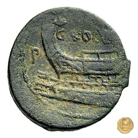 350A/3 - asse C. Gargonius (Gargilius) / Ogulnius / M. Vergilius 86 BC (Roma)