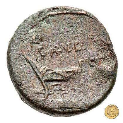 350A/3 - asse C. Gargonius (Gargilius) / Ogulnius / M. Vergilius 86 BC (Roma)