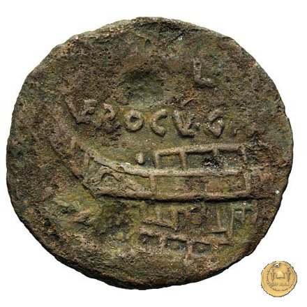 350A/3 - asse M. Vergilius / C. Gargonius (Gargilius) / Ogulnius 86 BC (Roma)