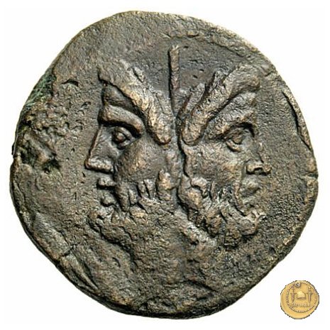 350A/3 - asse M. Vergilius / C. Gargonius (Gargilius) / Ogulnius 86 BC (Roma)