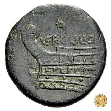 350A/3 - asse M. Vergilius / C. Gargonius (Gargilius) / Ogulnius 86 BC (Roma)