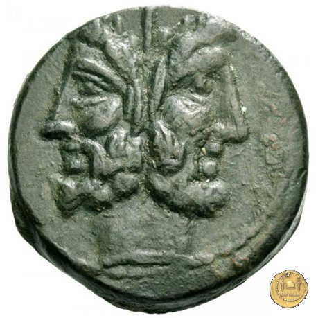 350A/3 - asse M. Vergilius / C. Gargonius (Gargilius) / Ogulnius 86 BC (Roma)