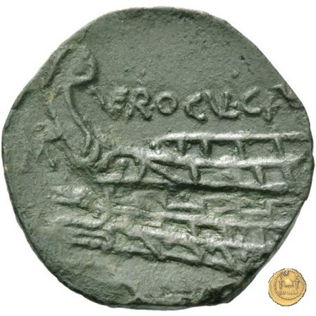 350A/3 - asse M. Vergilius / C. Gargonius (Gargilius) / Ogulnius 86 BC (Roma)