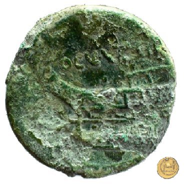 350A/3 - asse Ogulnius / C. Gargonius (Gargilius) / M. Vergilius 86 BC (Roma)