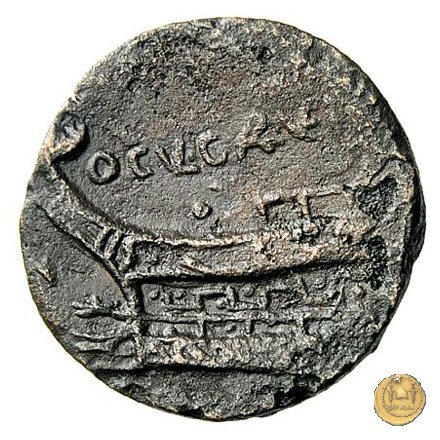 350A/3 - asse Ogulnius / C. Gargonius (Gargilius) / M. Vergilius 86 BC (Roma)