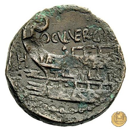 350A/3 - asse Ogulnius / C. Gargonius (Gargilius) / M. Vergilius 86 BC (Roma)