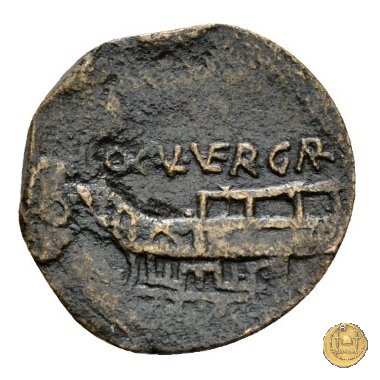 350A/3 - asse Ogulnius / C. Gargonius (Gargilius) / M. Vergilius 86 BC (Roma)