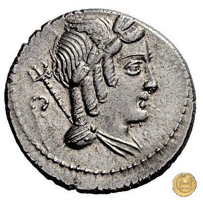 352/1 - denario L. Iulius Bursio 85 BC (Roma)