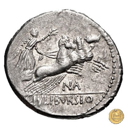 352/1 - denario L. Iulius Bursio 85 BC (Roma)