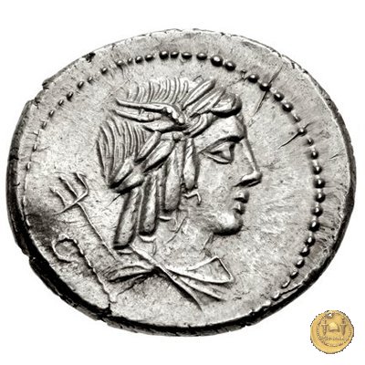 352/1 - denario L. Iulius Bursio 85 BC (Roma)