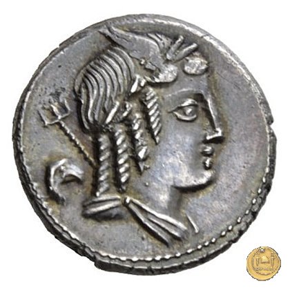 352/1 - denario L. Iulius Bursio 85 BC (Roma)