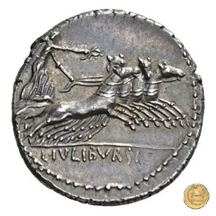 352/1 - denario L. Iulius Bursio 85 BC (Roma)