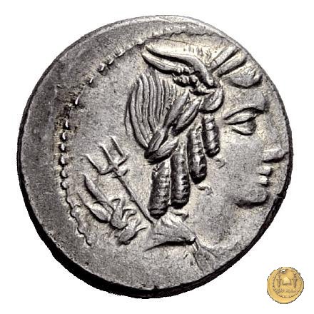 352/1 - denario L. Iulius Bursio 85 BC (Roma)