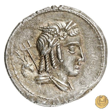 352/1 - denario L. Iulius Bursio 85 BC (Roma)