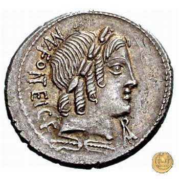 353/1 - denario Mn. Fonteius C.f. 85 BC (Roma)