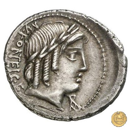 353/1 - denario Mn. Fonteius C.f. 85 BC (Roma)