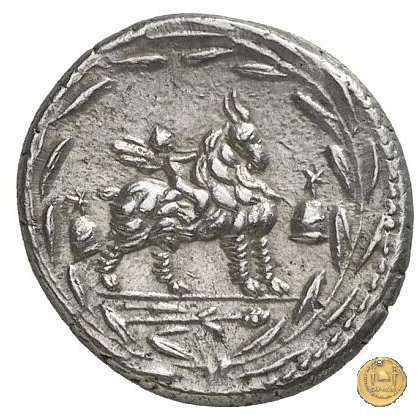 353/1 - denario Mn. Fonteius C.f. 85 BC (Roma)