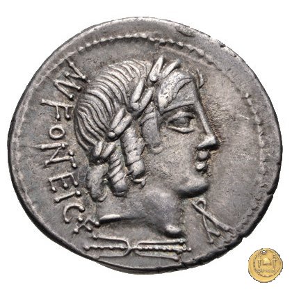 353/1 - denario Mn. Fonteius C.f. 85 BC (Roma)