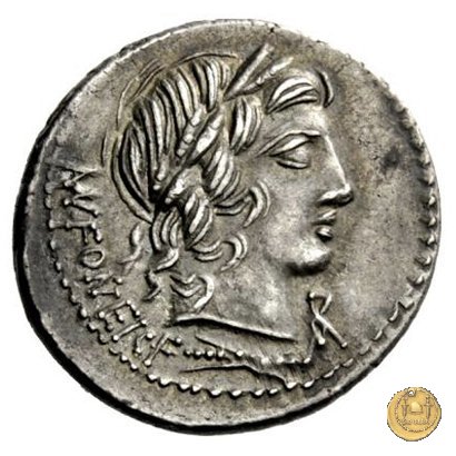 353/1 - denario Mn. Fonteius C.f. 85 BC (Roma)