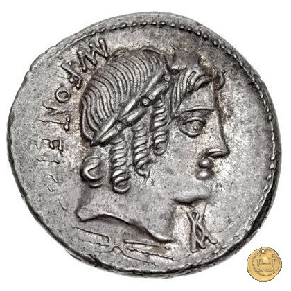 353/1 - denario Mn. Fonteius C.f. 85 BC (Roma)