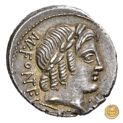 353/1 - denario Mn. Fonteius C.f. 85 BC (Roma)