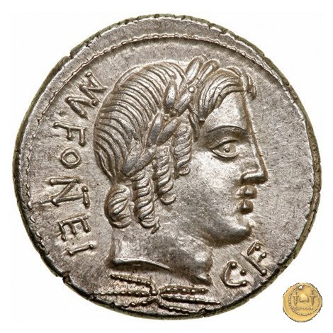 353/1 - denario Mn. Fonteius C.f. 85 BC (Roma)