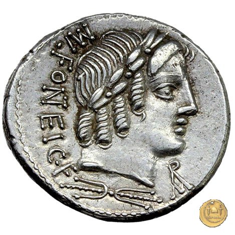 353/1 - denario Mn. Fonteius C.f. 85 BC (Roma)