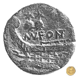 353/3 - asse Mn. Fonteius C.f. 85 BC (Roma)