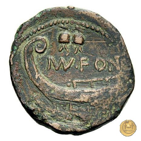 353/3 - asse Mn. Fonteius C.f. 85 BC (Roma)