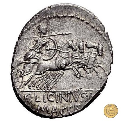 354/1 - denario C. Licinius L.f. Macer 84 BC (Roma)