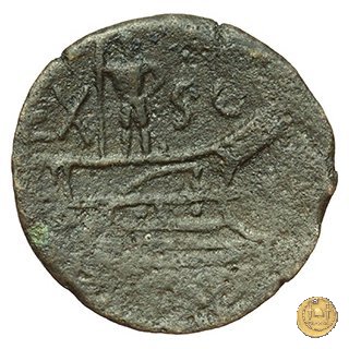 354/3 - asse C. Licinius L.f. Macer 84 BC (Roma)