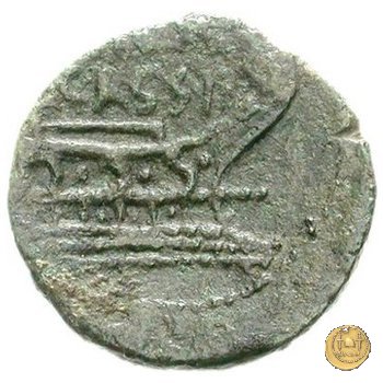 355/1 - asse C. Cassius L.f. Longinus / L. (Iulius) Livius Salinator 84 BC (Roma)