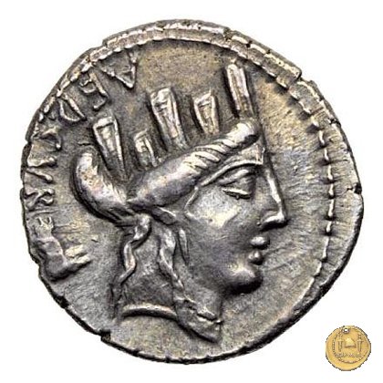 356/1 - denario P. Furius Crassipes 84 BC (Roma)