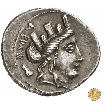 356/1 - denario P. Furius Crassipes 84 BC (Roma)