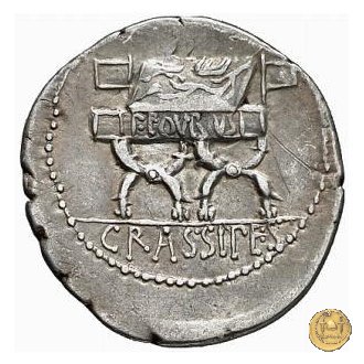 356/1 - denario P. Furius Crassipes 84 BC (Roma)