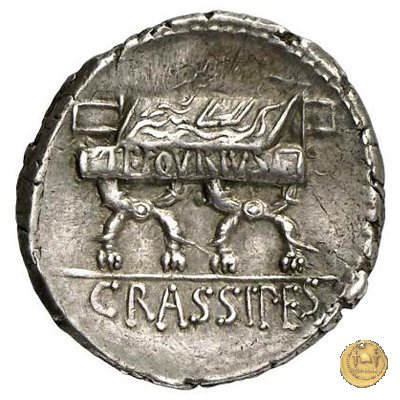 356/1 - denario P. Furius Crassipes 84 BC (Roma)